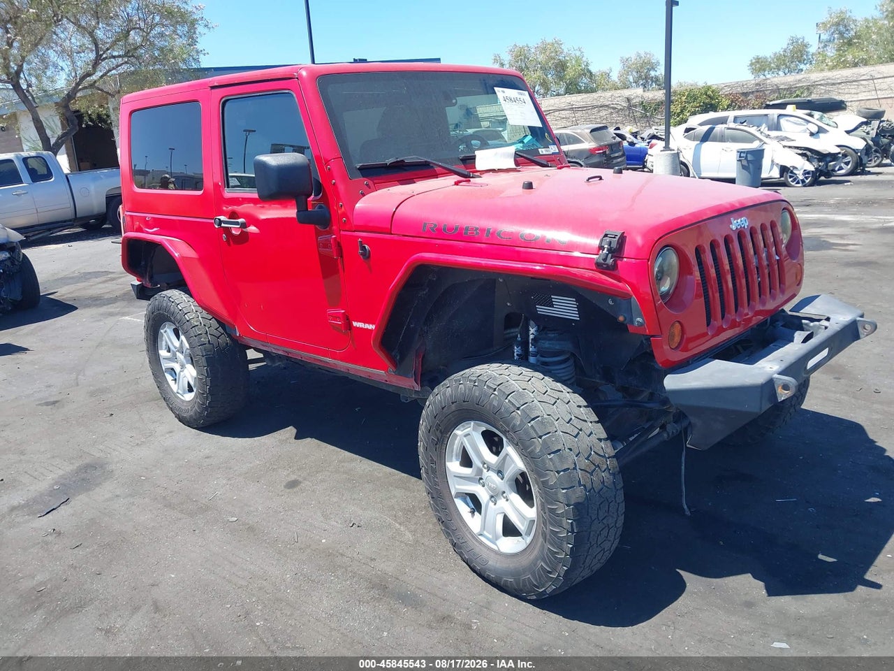 1J4HA6D17AL****** · 2010 JEEP WRANGLER RUBICON