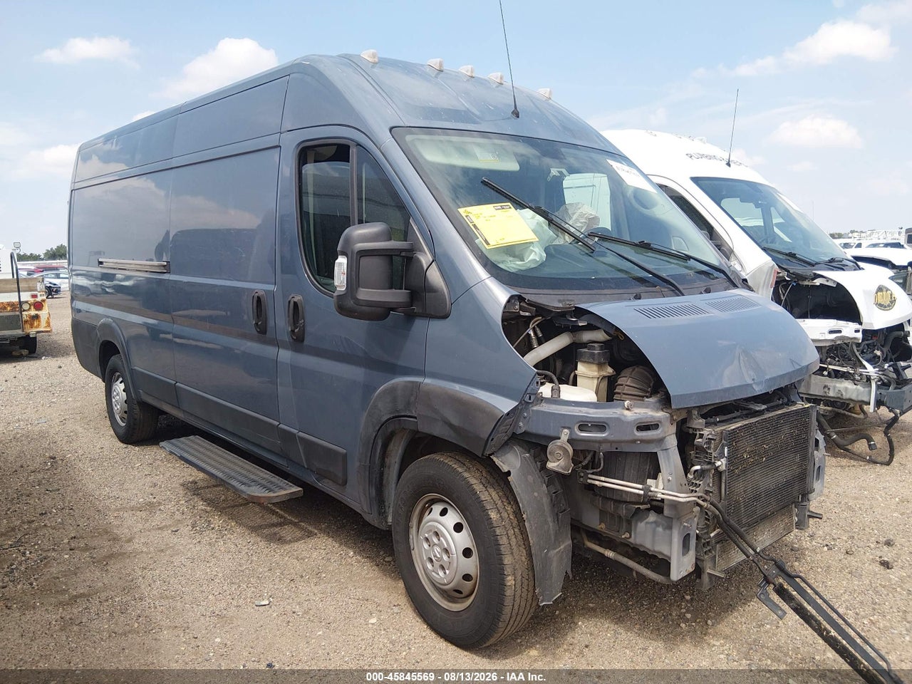 3C6URVJG3KE****** · 2019 RAM PROMASTER 3500 CARGO VAN HIGH ROOF 159 WB EXT