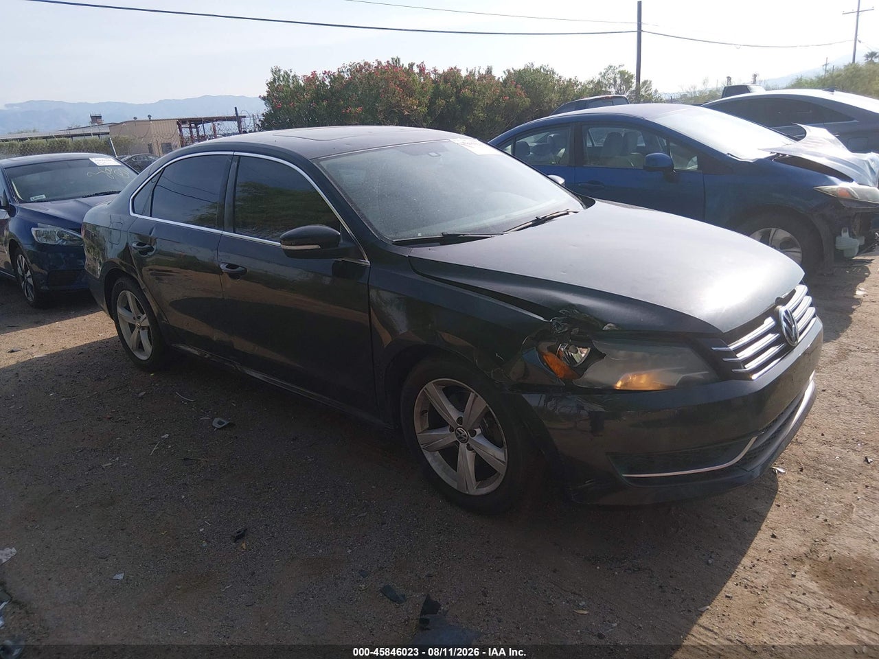 1VWBP7A31DC****** · 2013 VOLKSWAGEN PASSAT 2.5L SE