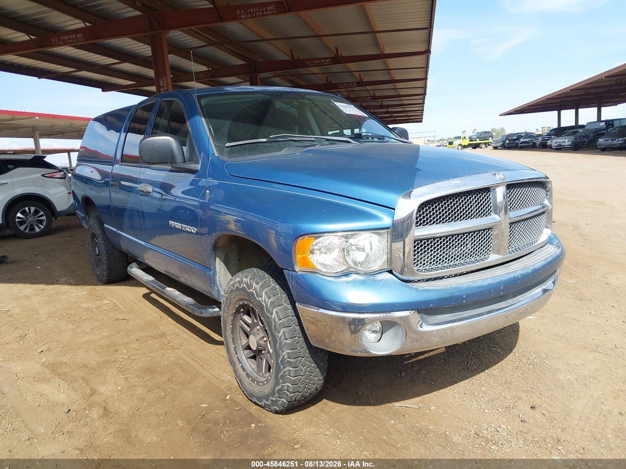 1D7HU18N63J****** · 2003 DODGE RAM 1500 SLT/LARAMIE/ST