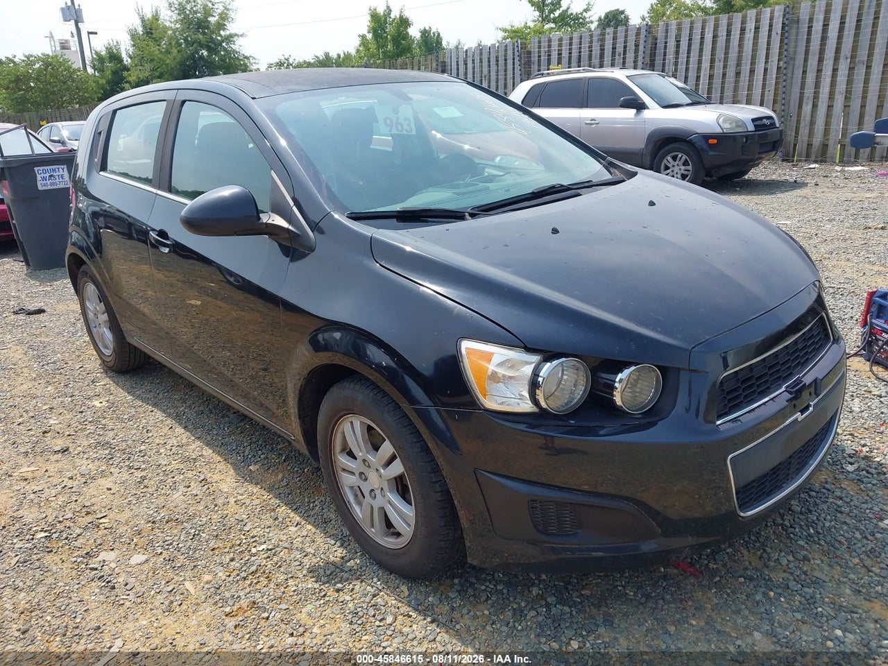 1G1JC6SHXF4****** · 2015 CHEVROLET SONIC LT AUTO