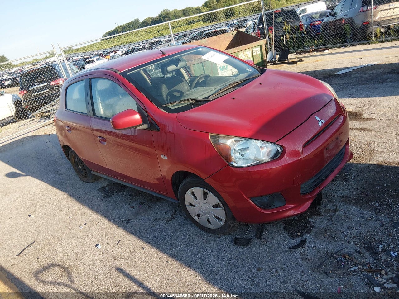 2014 MITSUBISHI MIRAGE DE