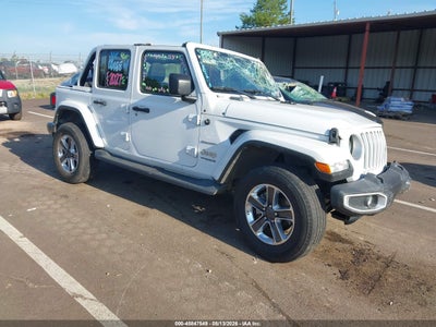 1C4HJXENXNW****** · 2022 JEEP WRANGLER UNLIMITED SAHARA 4X4