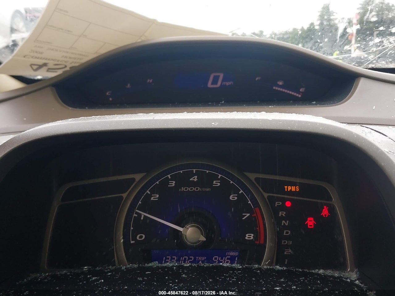 2HGFA16818H****** · 2008 HONDA CIVIC EX · 7/11