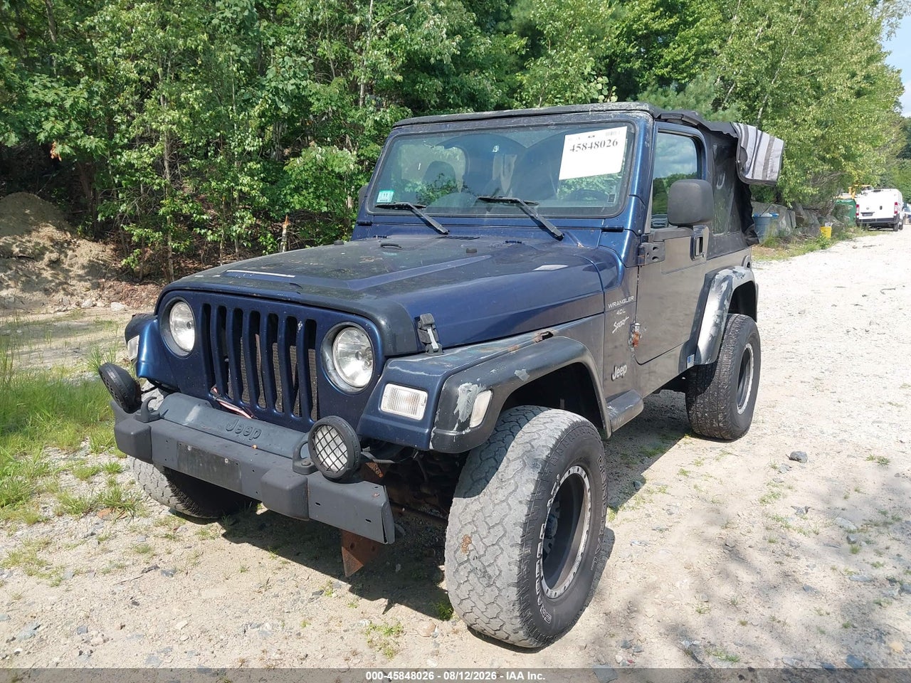 2001 JEEP WRANGLER SPORT · 2/11