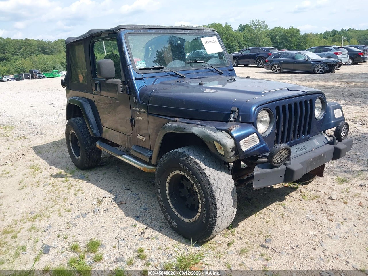 2001 JEEP WRANGLER SPORT