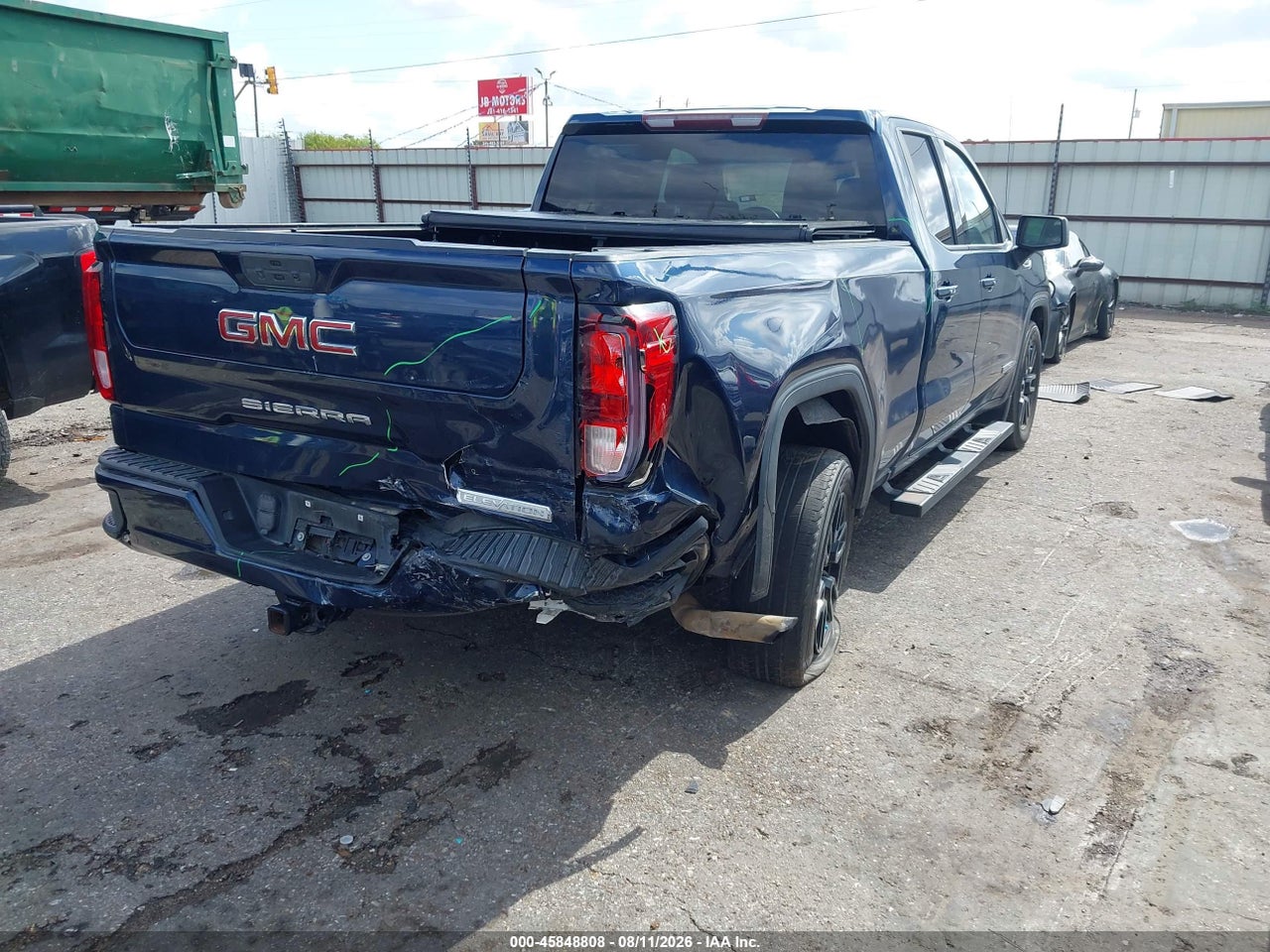 2021 GMC SIERRA 1500 2WD  STANDARD BOX ELEVATION · 4/11