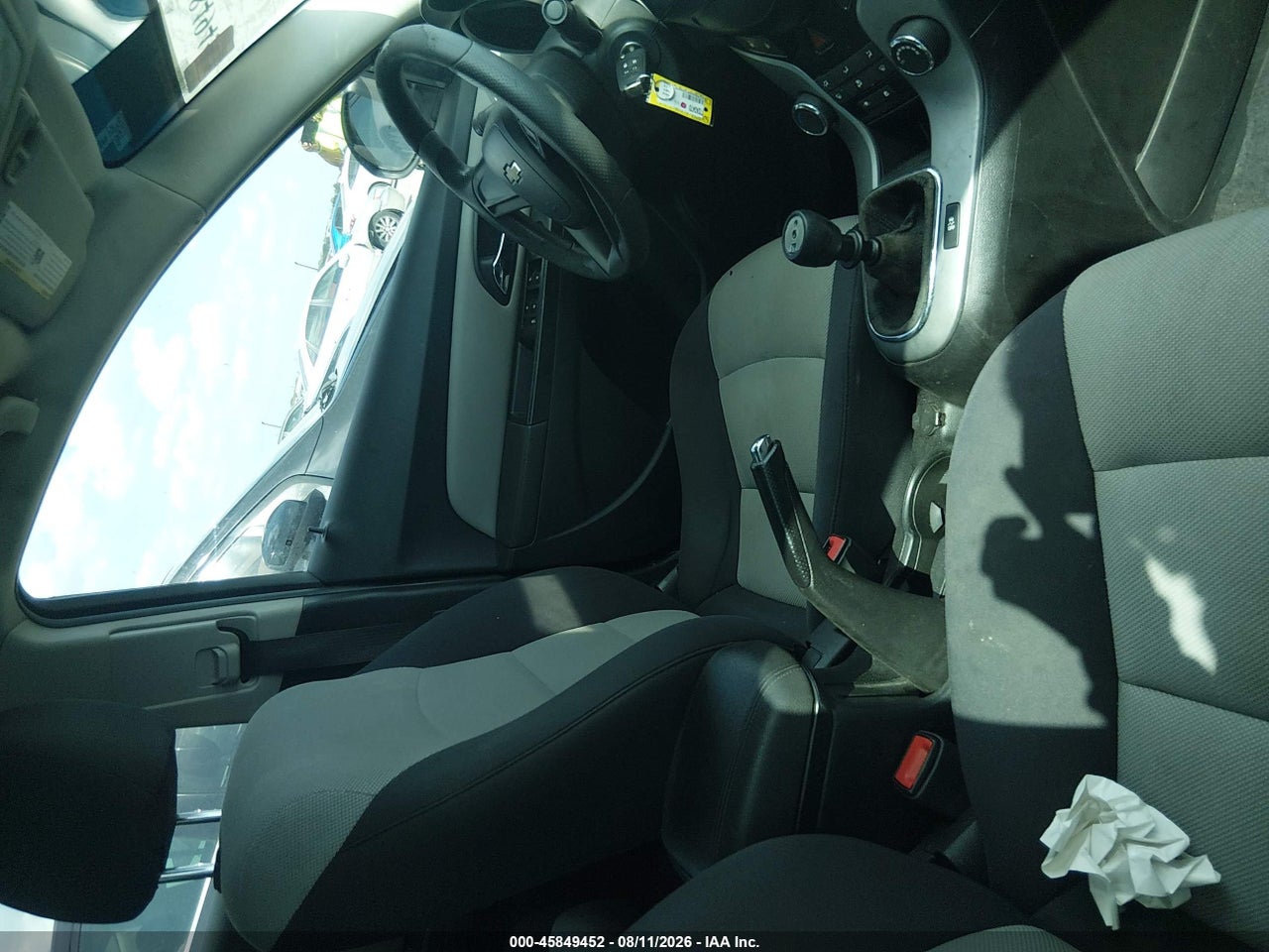 2013 CHEVROLET CRUZE LS MANUAL · 5/11