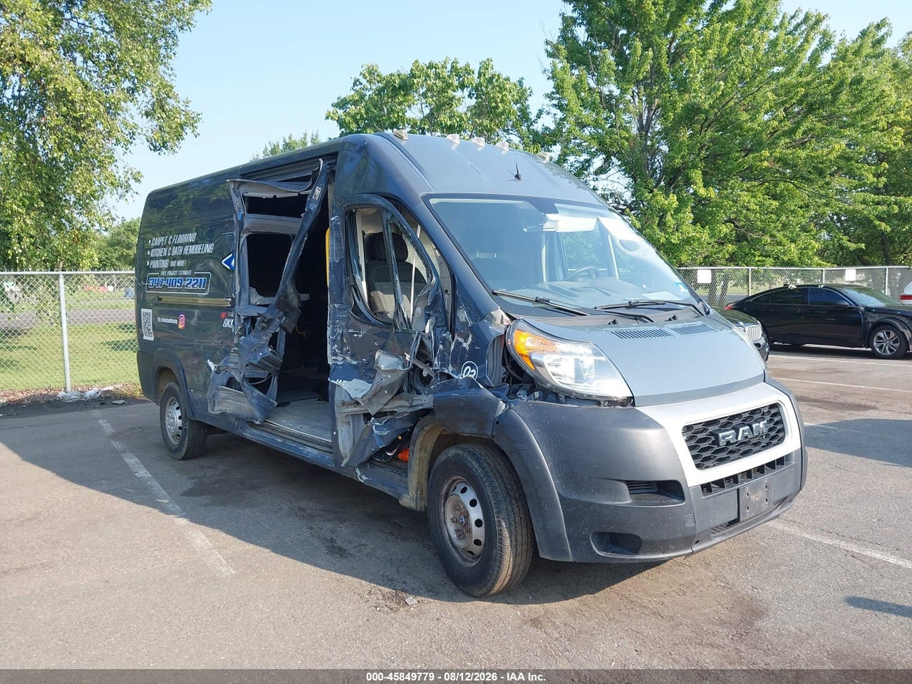 3C6TRVDG6KE****** · 2019 RAM PROMASTER 2500 HIGH ROOF 159 WB
