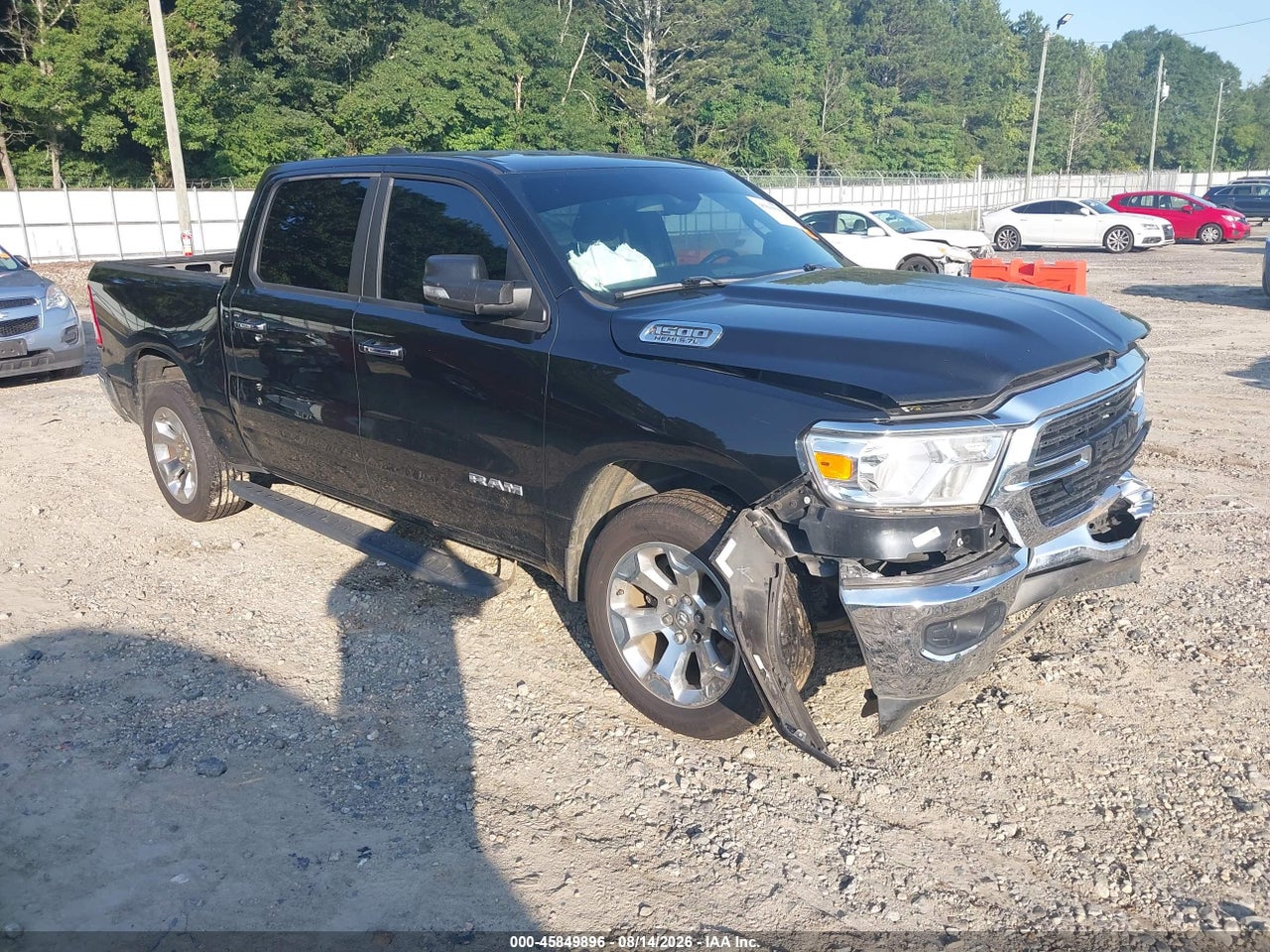 1C6SRFFTXKN****** · 2019 RAM 1500 BIG HORN/LONE STAR  4X4 5'7 BOX