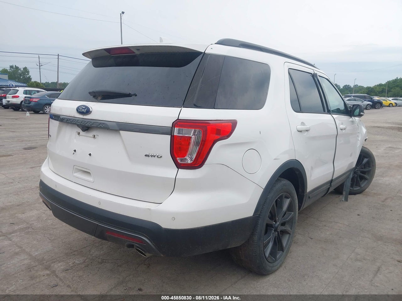 1FM5K8D82HG****** · 2017 FORD EXPLORER XLT · 4/11