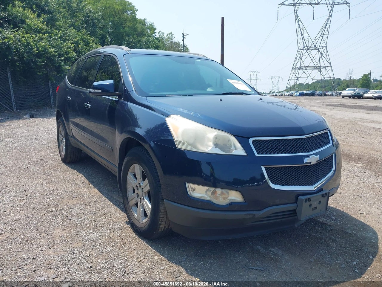 1GNKVGED0CJ****** · 2012 CHEVROLET TRAVERSE LT W/1LT