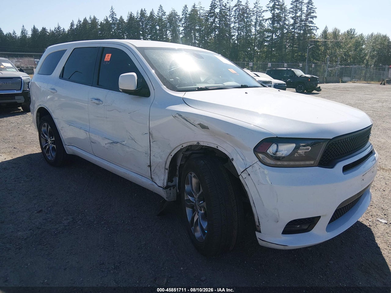 1C4RDJDG2KC****** · 2019 DODGE DURANGO GT PLUS AWD