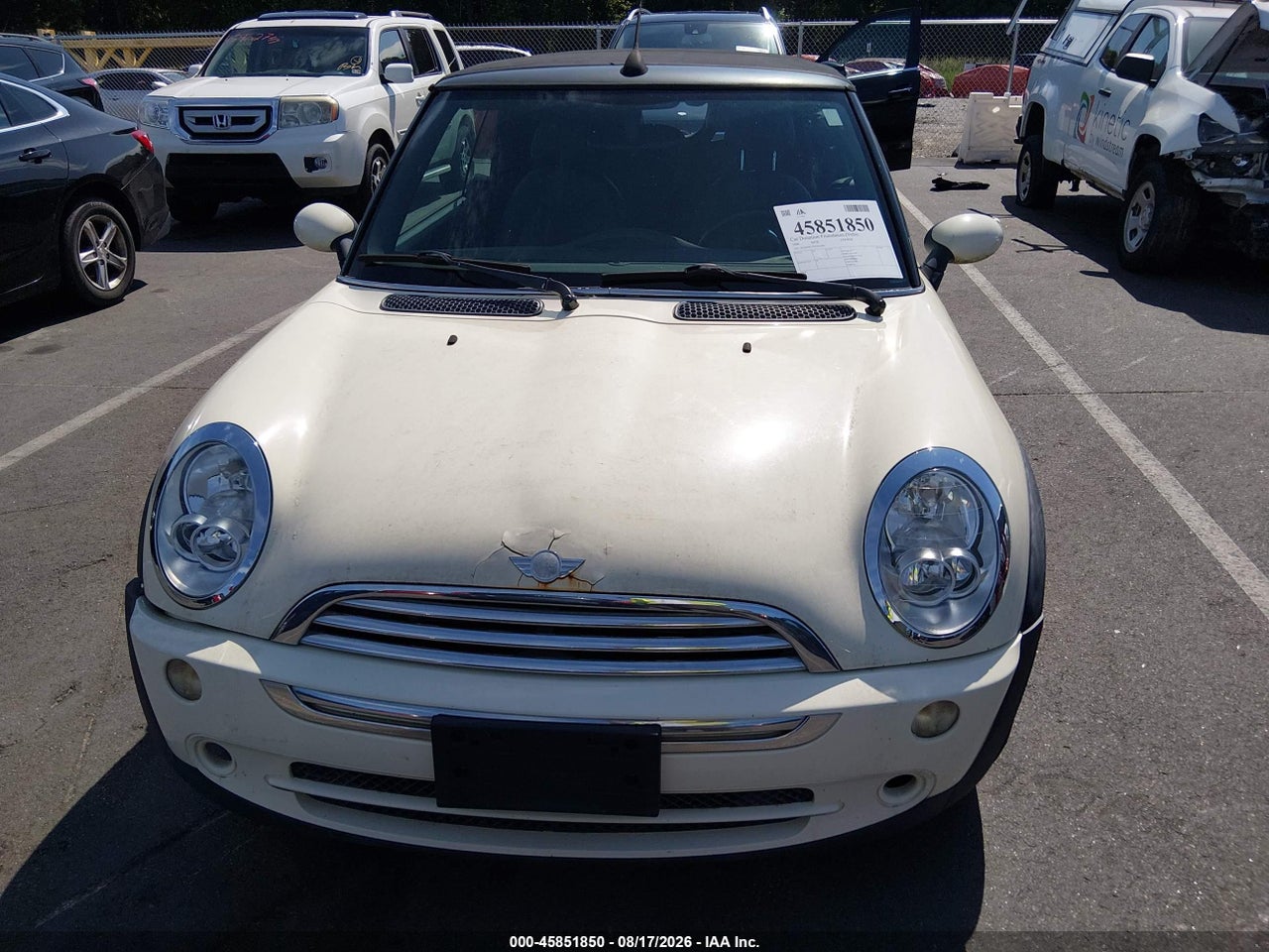 WMWRF33556T****** · 2006 MINI COOPER · 6/11