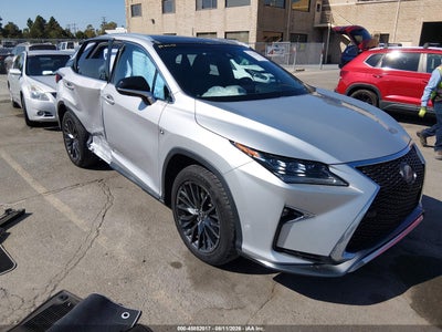 2T2BZMCA1GC****** · 2016 LEXUS RX 350 F SPORT