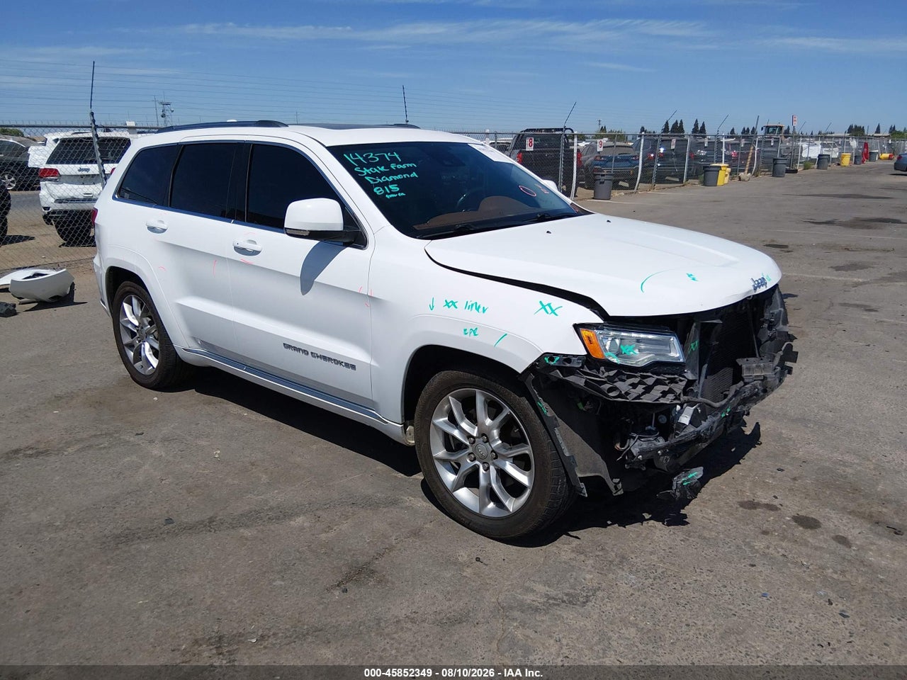 2016 JEEP GRAND CHEROKEE SUMMIT