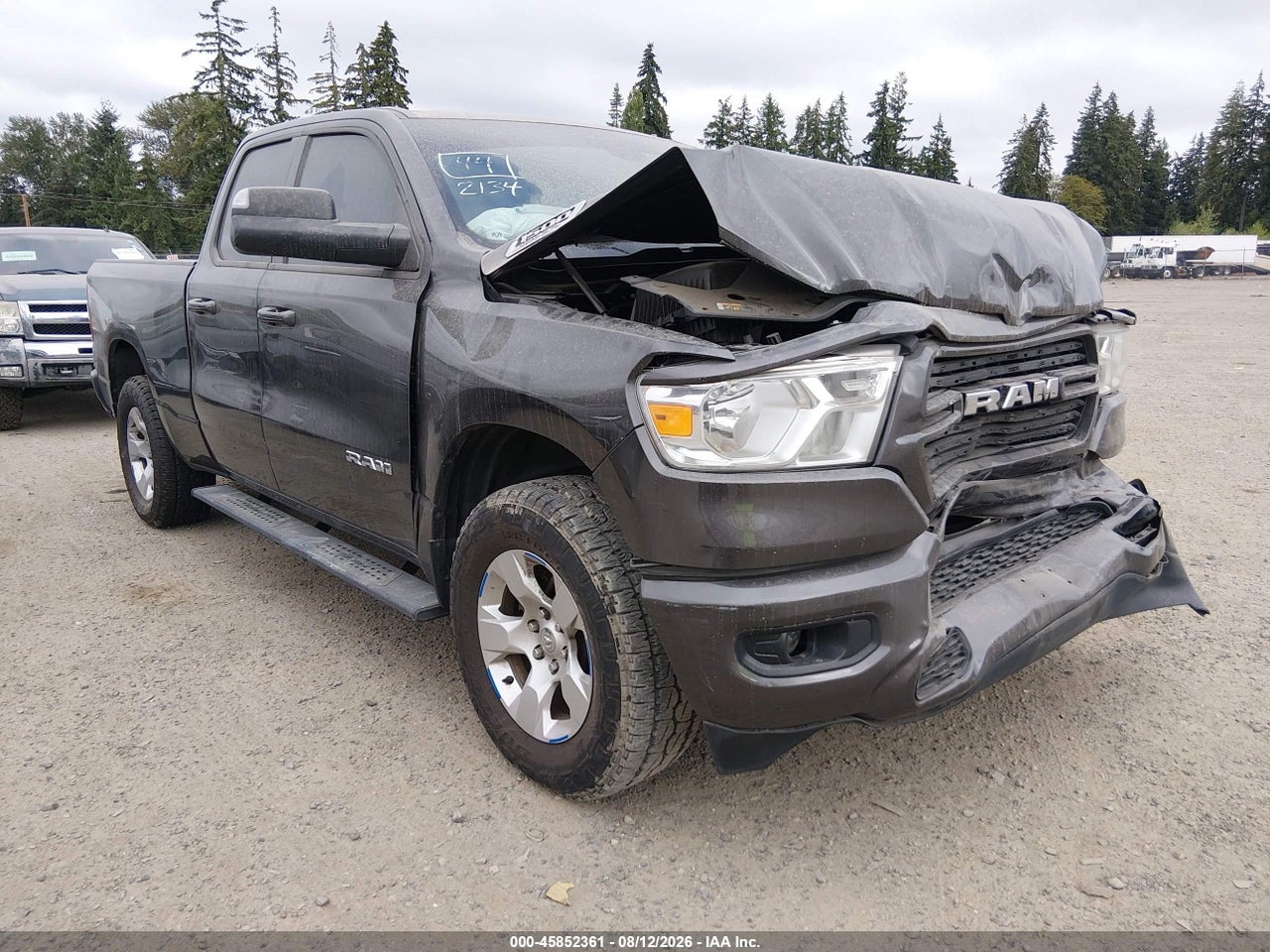 1C6SRFBT2MN****** · 2021 RAM 1500 BIG HORN  4X4 6'4 BOX