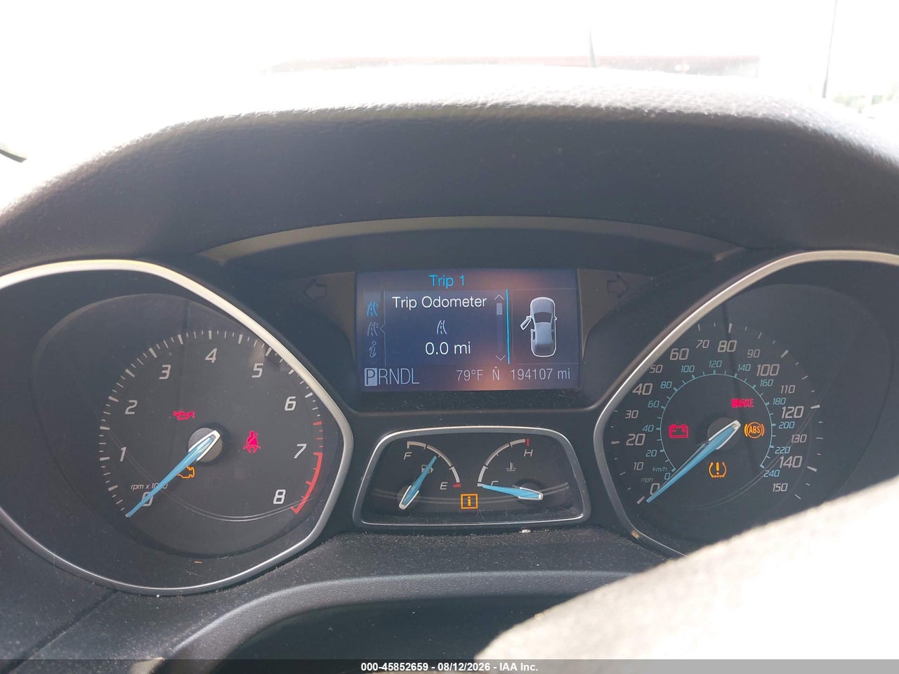1FAHP3F26CL****** · 2012 FORD FOCUS SE · 7/11