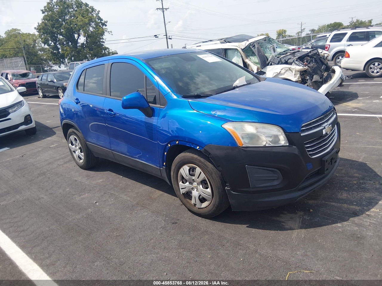 KL7CJKSB9GB****** · 2016 CHEVROLET TRAX LS