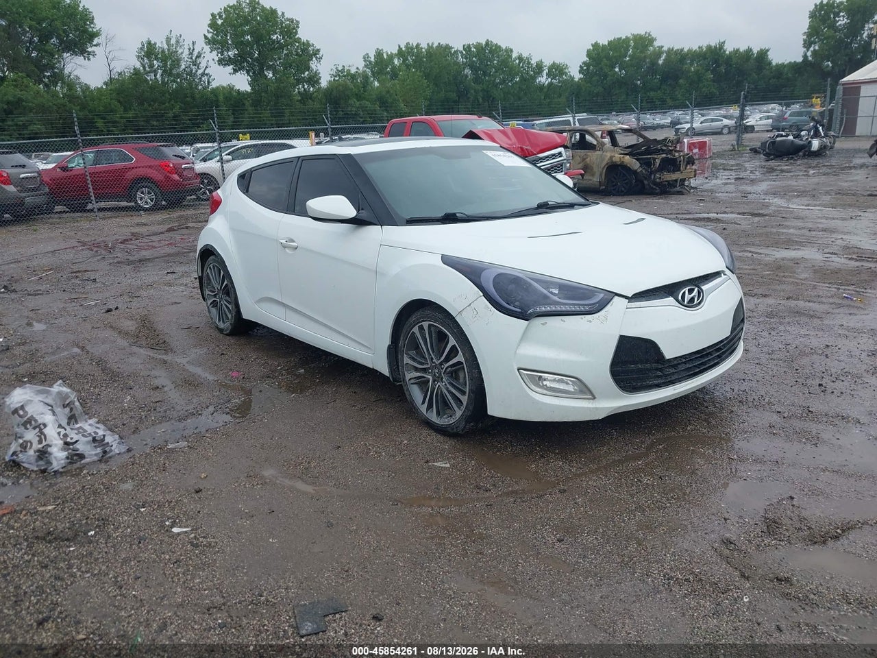 KMHTC6AD3DU****** · 2013 HYUNDAI VELOSTER BASE W/GRAY