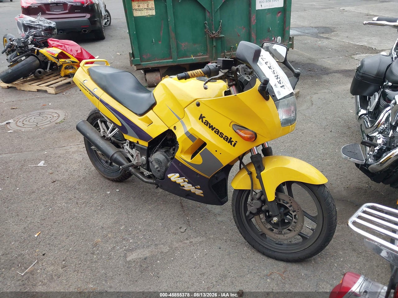 JKAEXMF122A****** · 2002 KAWASAKI EX250 F