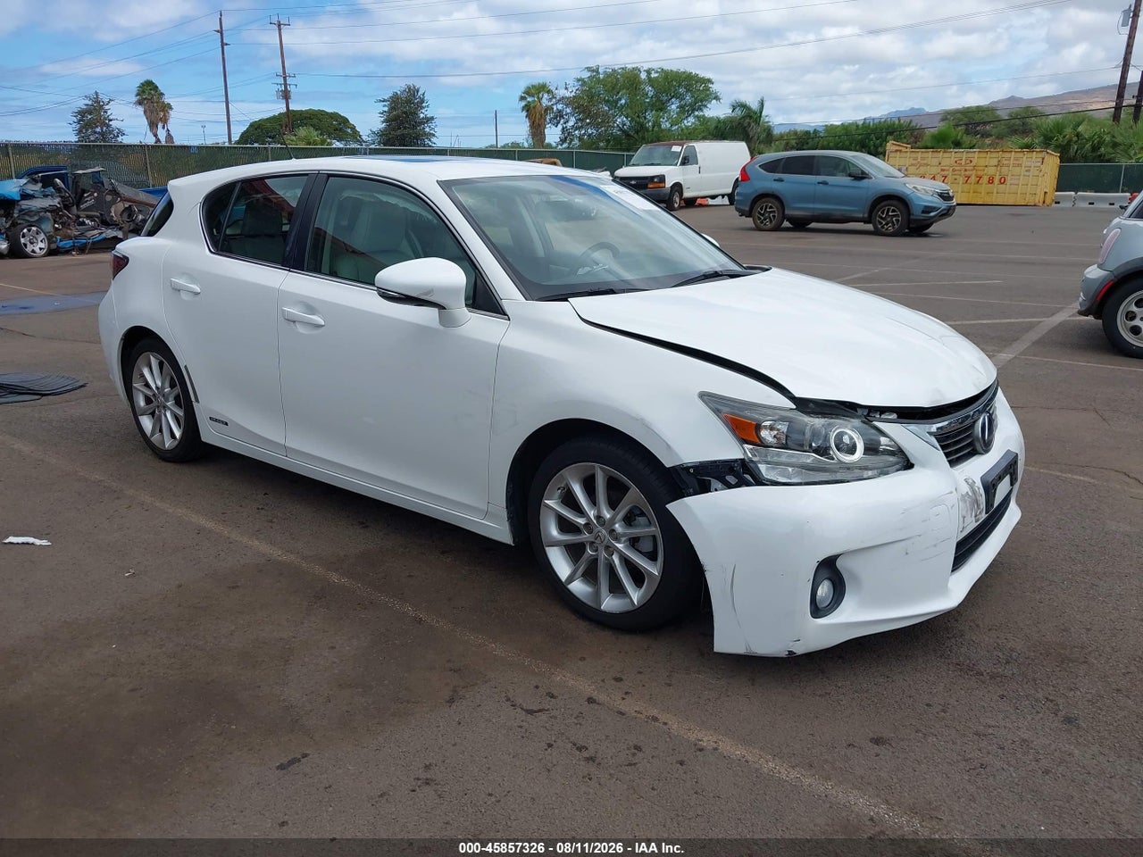 JTHKD5BH0C2****** · 2012 LEXUS CT 200H PREMIUM