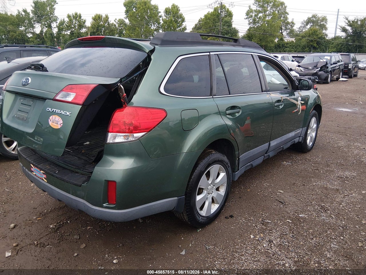 2011 SUBARU OUTBACK 2.5I PREMIUM · 4/11