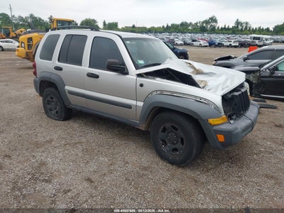 1J4GK48K87W****** · 2007 JEEP LIBERTY SPORT