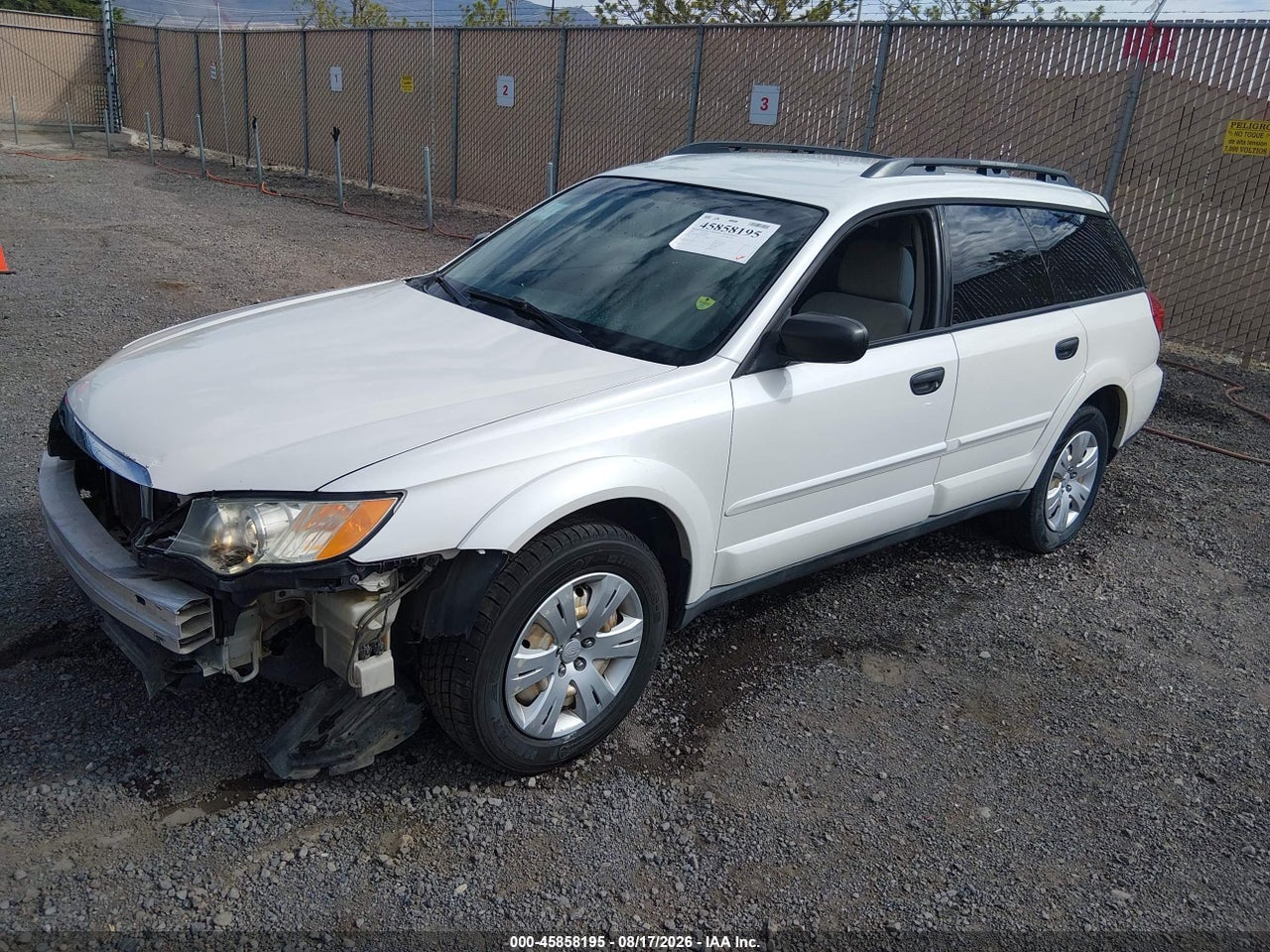 2009 SUBARU OUTBACK 2.5I · 2/11