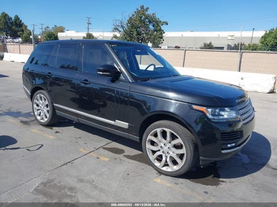 SALGS2EF9GA****** · 2016 LAND ROVER RANGE ROVER 5.0L V8 SUPERCHARGED