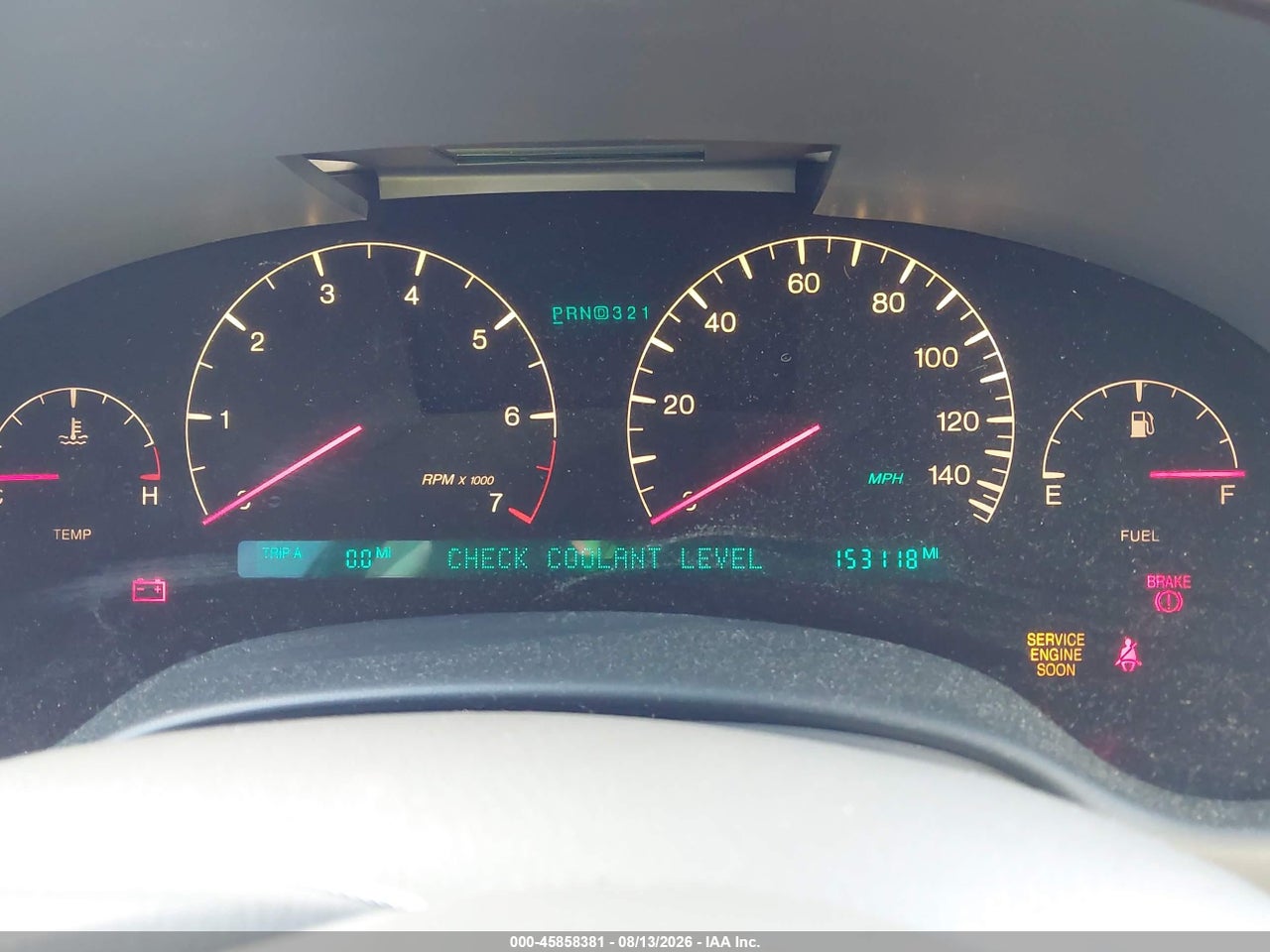 1G6KF54993U****** · 2003 CADILLAC DEVILLE DTS · 7/11