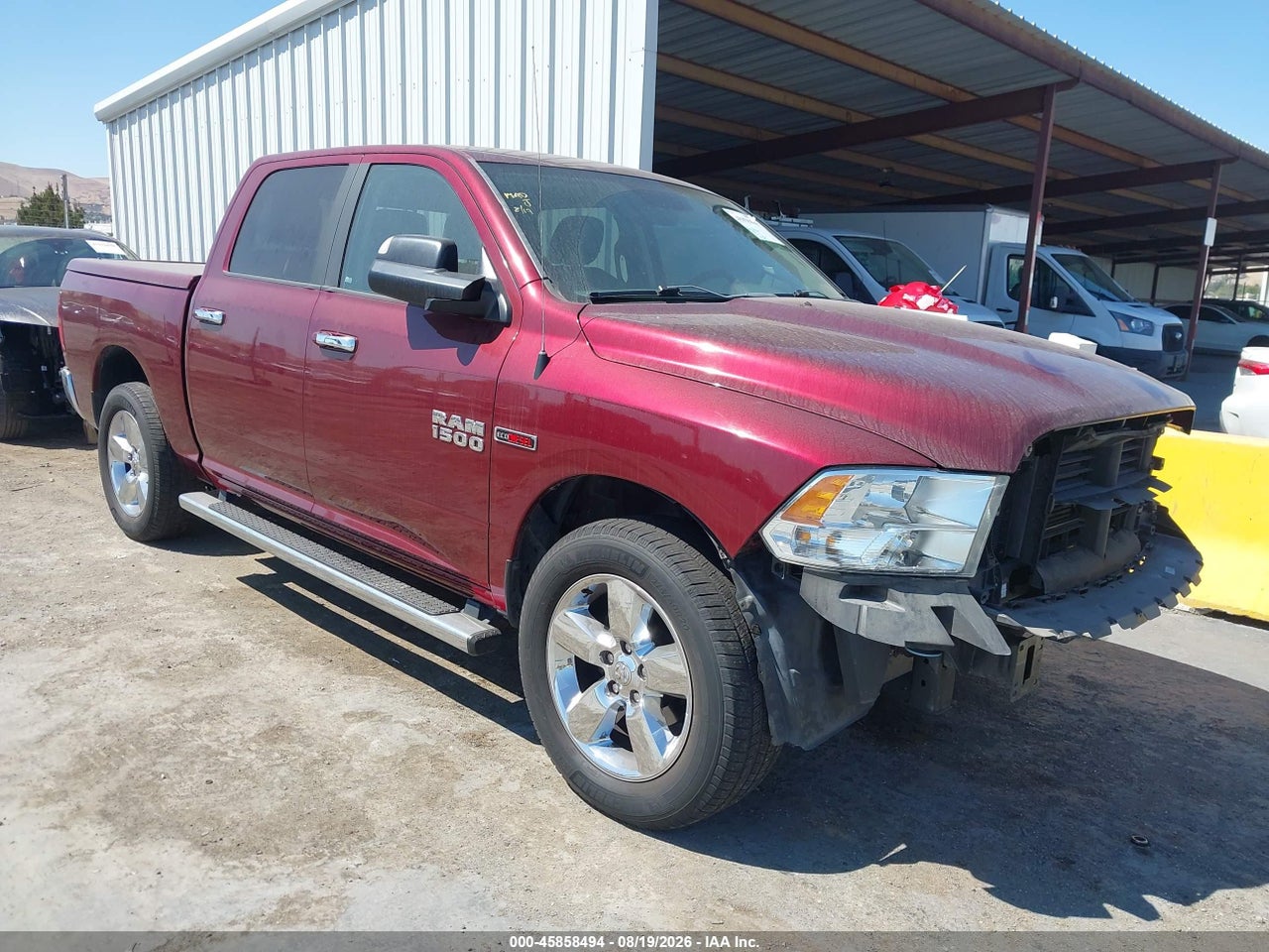1C6RR7LM5HS****** · 2017 RAM 1500 BIG HORN  4X4 5'7 BOX