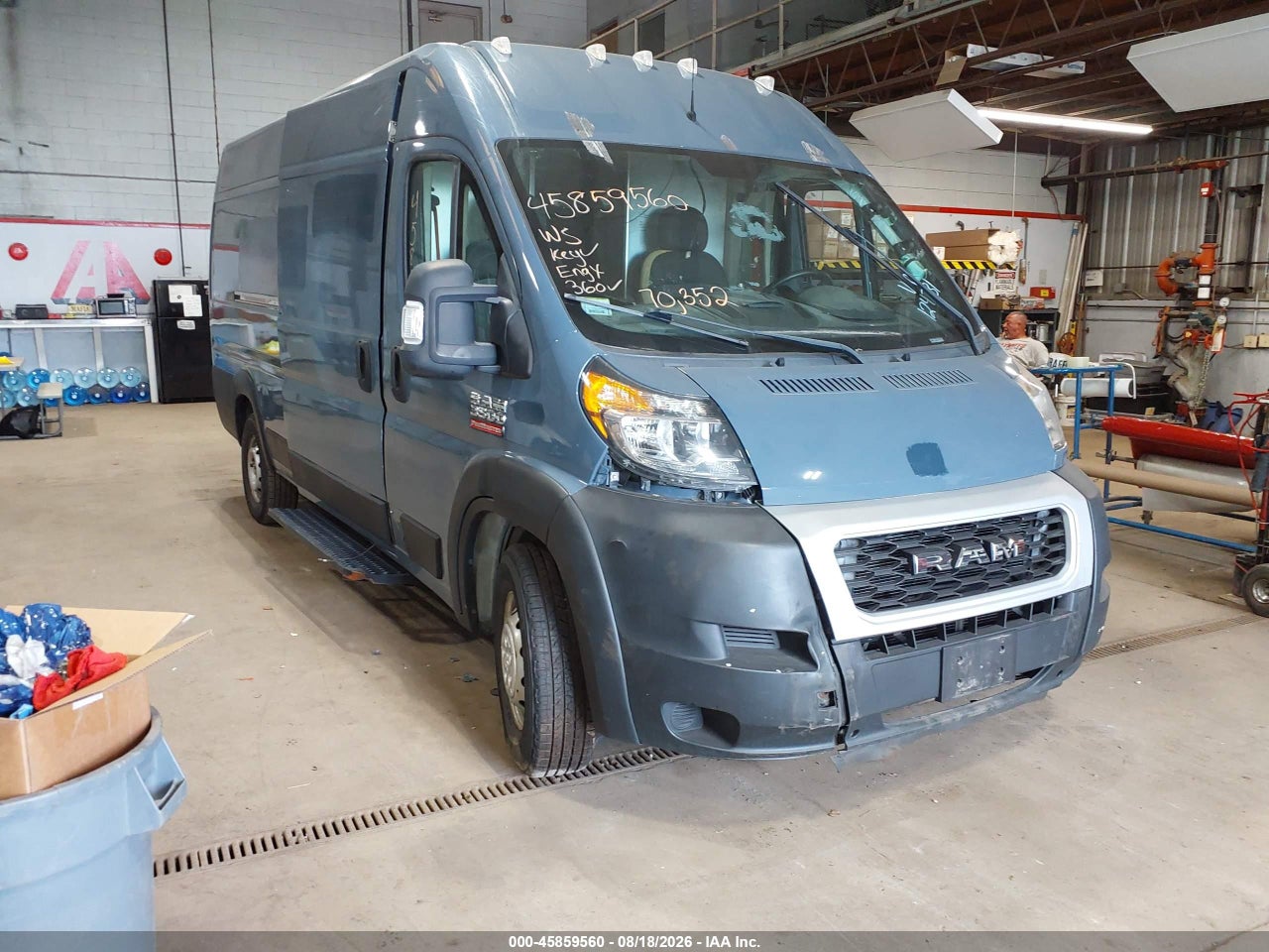 3C6URVJGXLE****** · 2020 RAM PROMASTER 3500 CARGO VAN HIGH ROOF 159 WB EXT