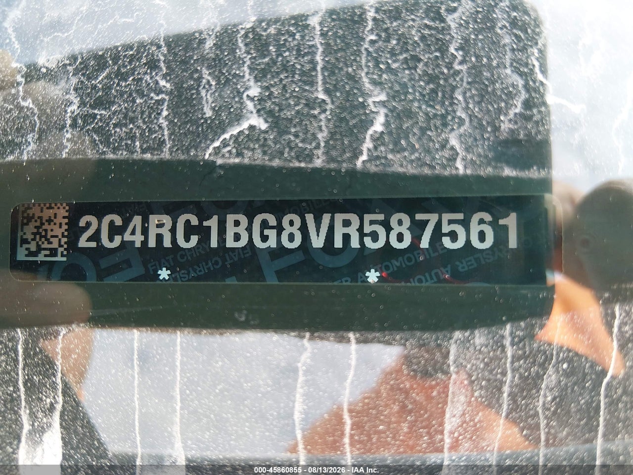 2C4RC1BG8VR****** · 2027 CHRYSLER PACIFICA · 9/11