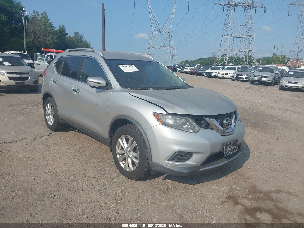 KNMAT2MV3GP****** · 2016 NISSAN ROGUE SV