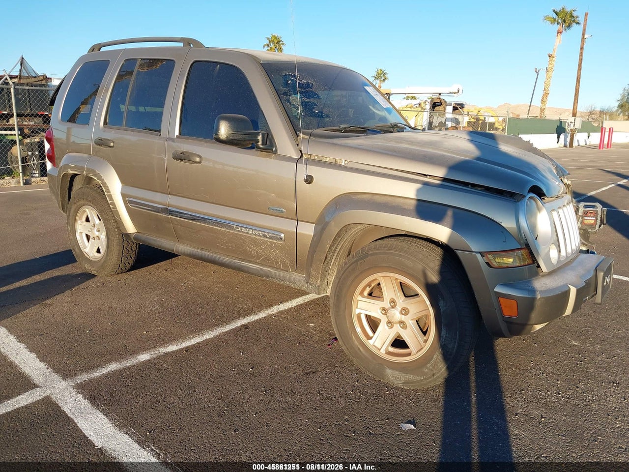 1J4GK48K17W****** · 2007 JEEP LIBERTY SPORT