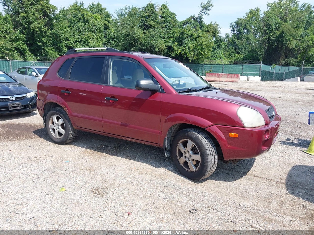KM8JM12B87U****** · 2007 HYUNDAI TUCSON GLS