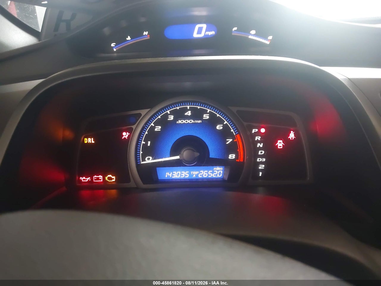 2008 HONDA CIVIC EX · 7/11