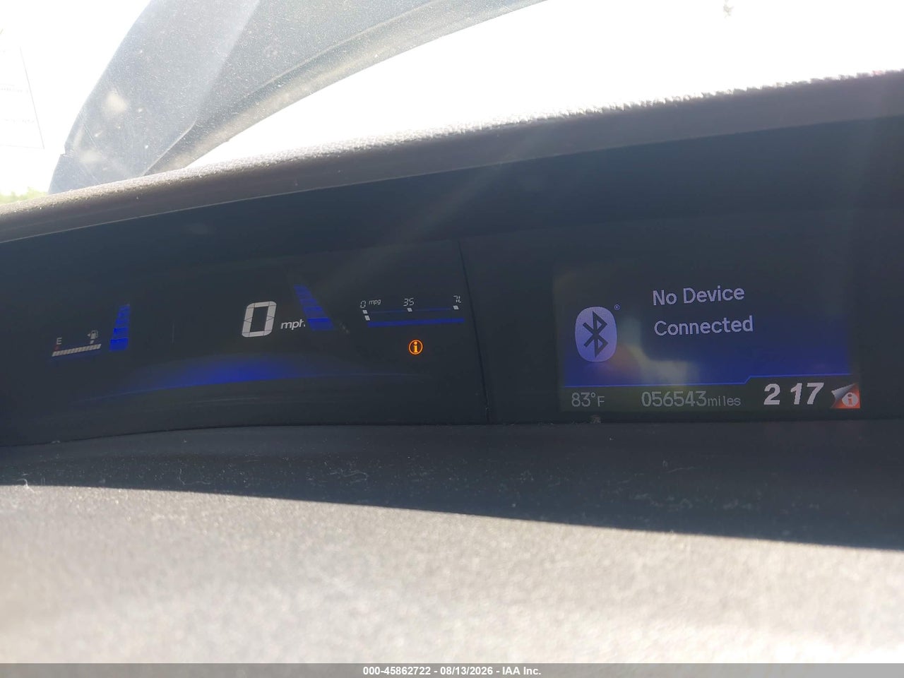 2HGFG3B82FH****** · 2015 HONDA CIVIC EX · 7/11
