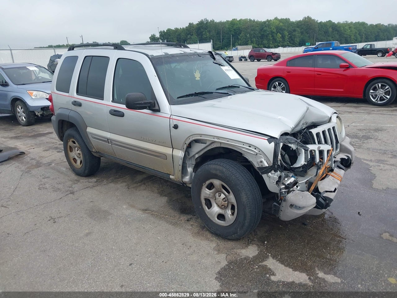 1J4GL48K63W****** · 2003 JEEP LIBERTY SPORT