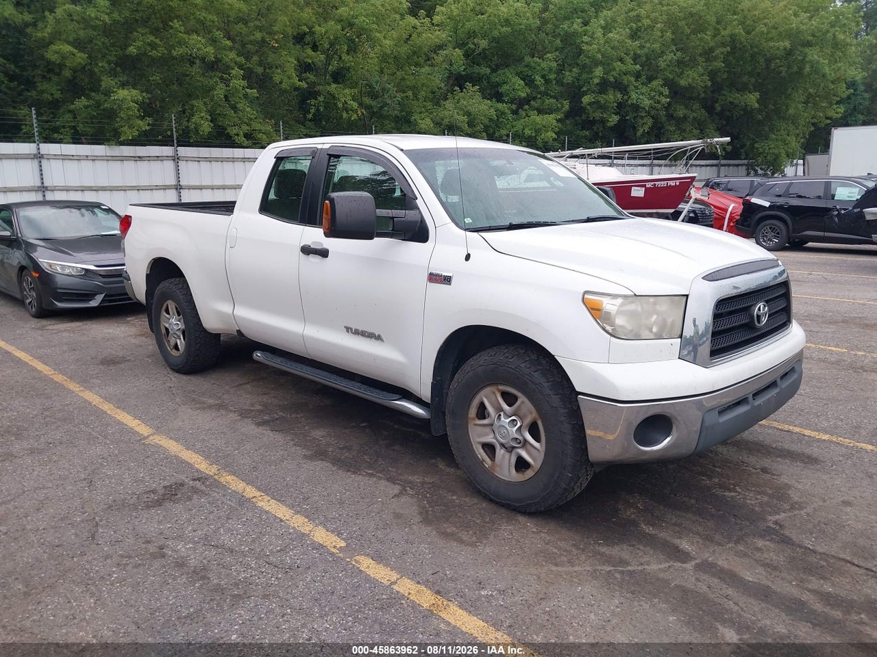 5TBBV54148S****** · 2008 TOYOTA TUNDRA BASE 5.7L V8