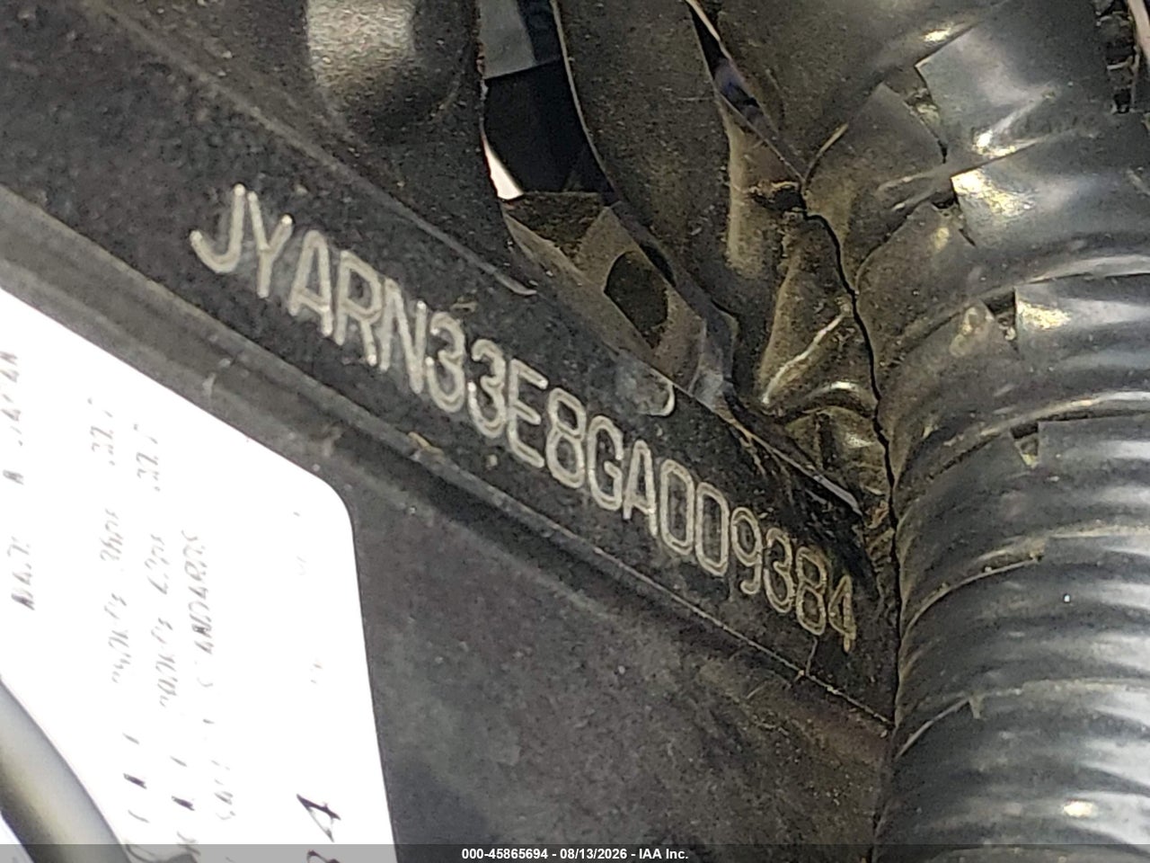 JYARN33E8GA****** · 2016 YAMAHA FZ09   · 10/11