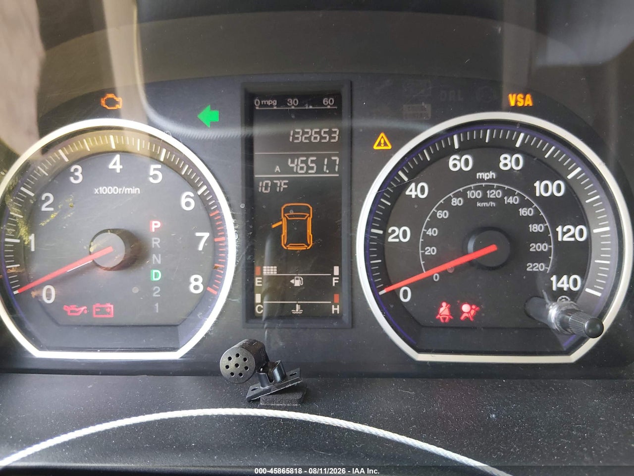 JHLRE48787C****** · 2007 HONDA CR-V EX-L · 7/11