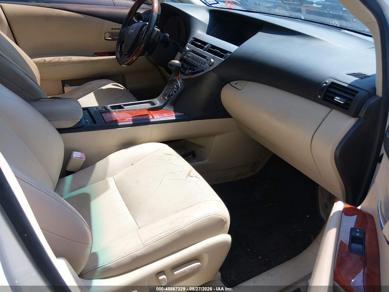 2010 LEXUS RX 350 · 5/10