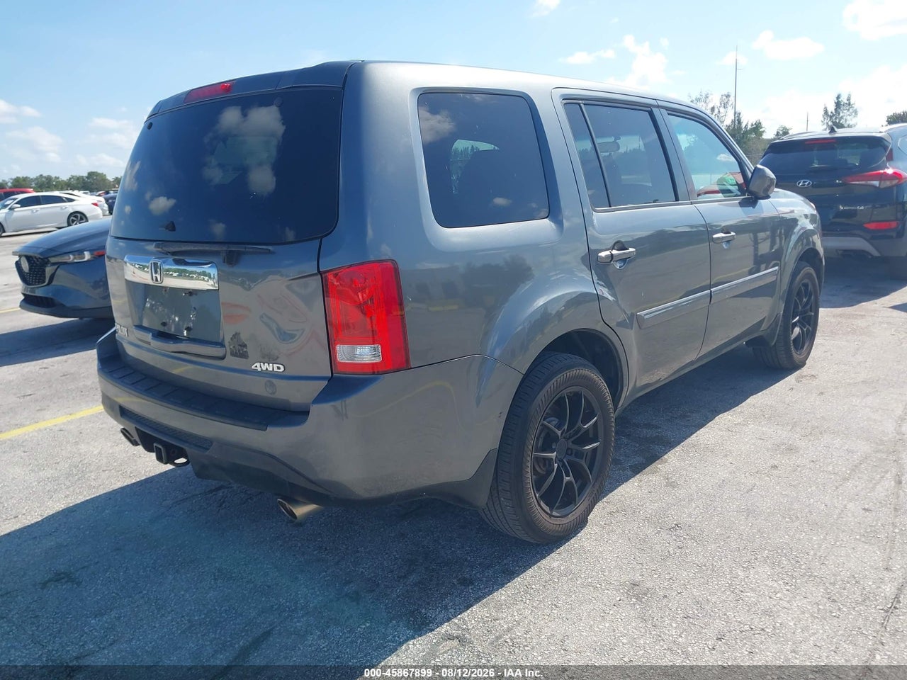 2012 HONDA PILOT EX · 4/11