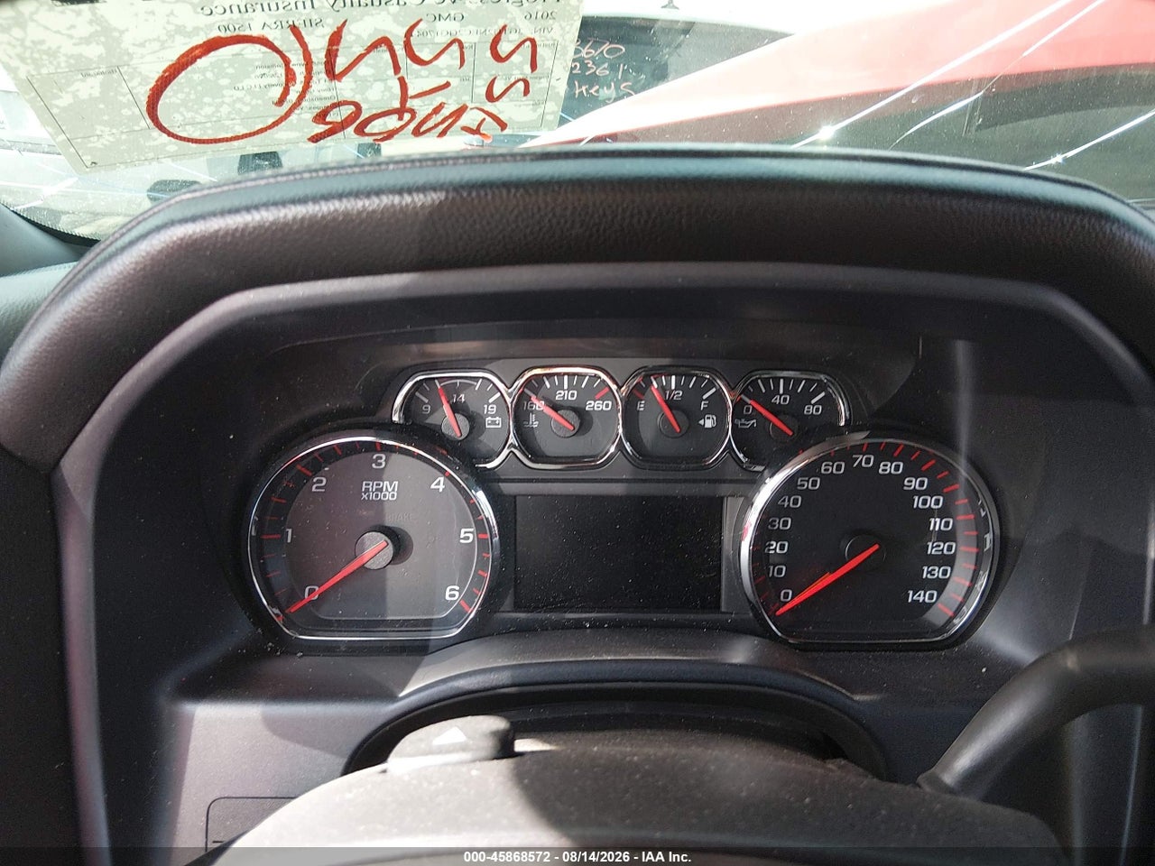 3GTU2NEC2GG****** · 2016 GMC SIERRA 1500 SLT · 7/10