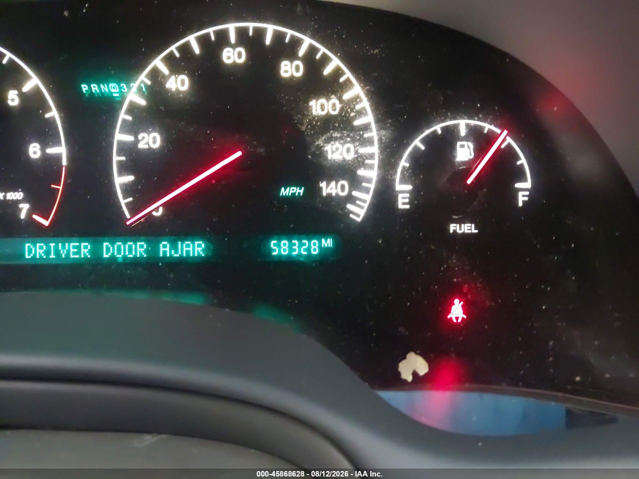 1G6KF5799YU****** · 2000 CADILLAC DEVILLE DTS · 7/11
