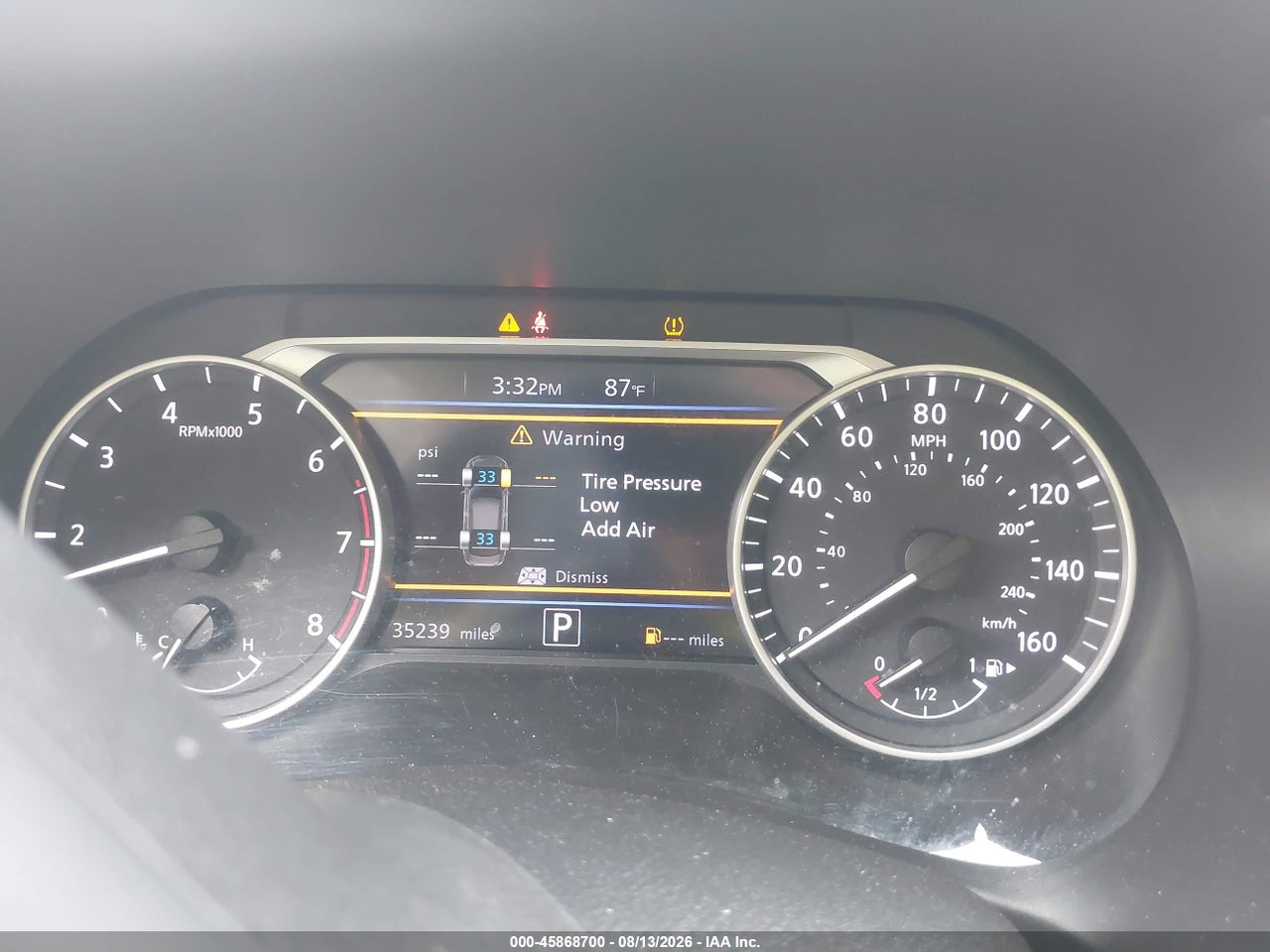 3N1AB8CV0SY****** · 2025 NISSAN SENTRA SV · 7/11