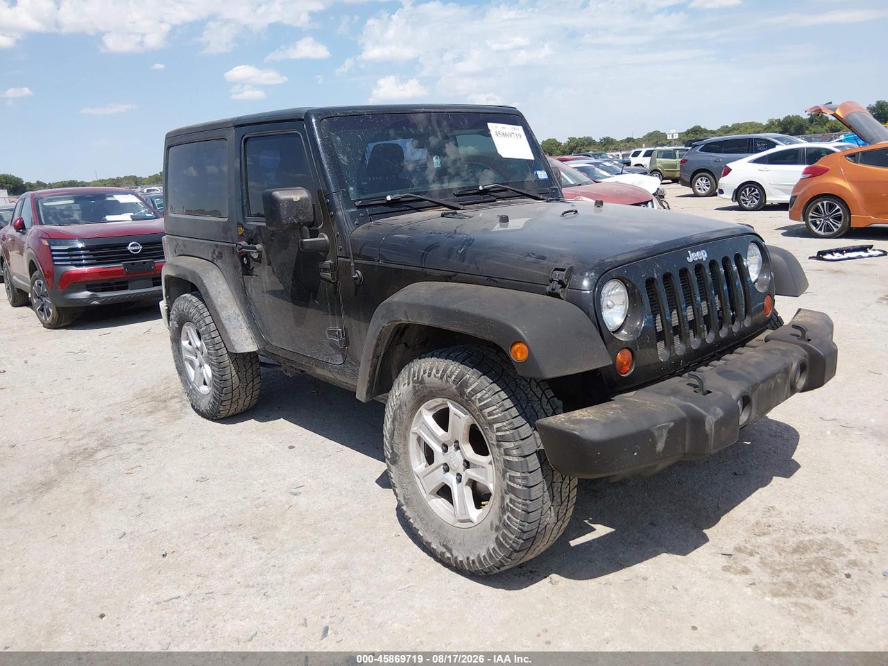 1C4AJWAG9DL****** · 2013 JEEP WRANGLER SPORT