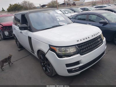 SALGS2KF7GA****** · 2016 LAND ROVER RANGE ROVER 3.0L V6 TURBOCHARGED DIESEL HSE TD6